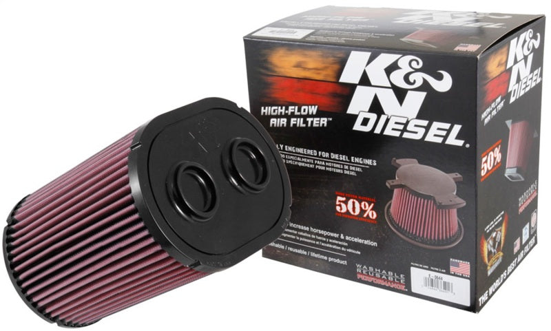 K&N 2017 Ford F250 Super Duty V8-6.7L DSL Replacement Drop In Air Filter