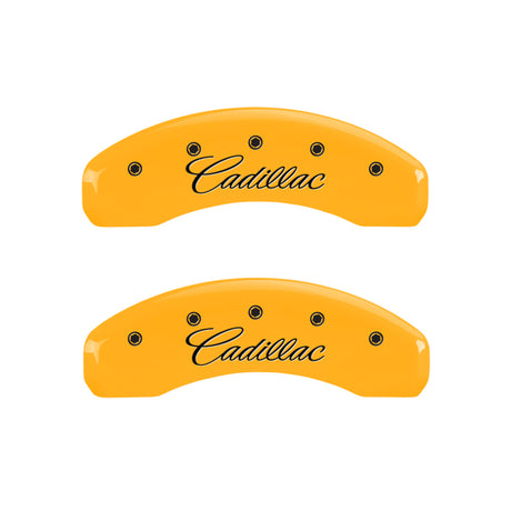 MGP 4 Caliper Covers Engraved Front & Rear MGP Black finish silver ch