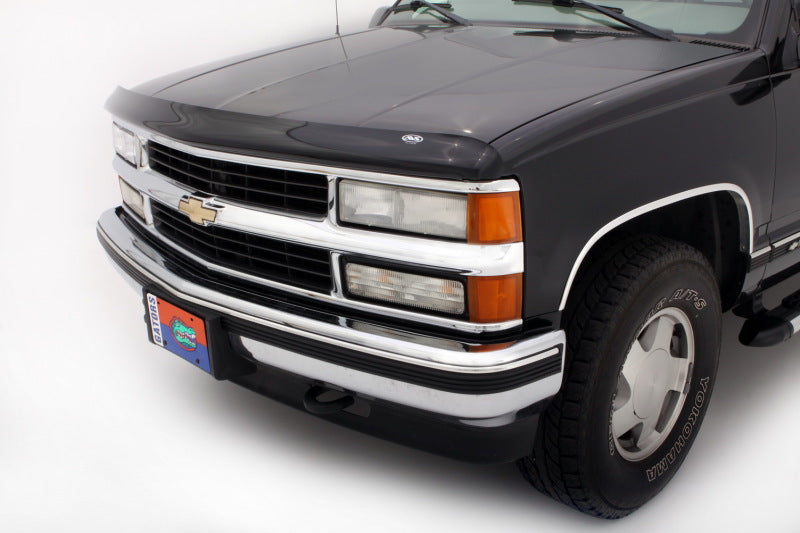 AVS 88-00 Chevy CK Bugflector Medium Profile Hood Shield - Smoke