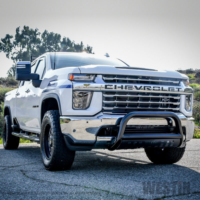 Westin 2020 Chevy Silverado 2500/3500 E-Series Bull Bar - Black