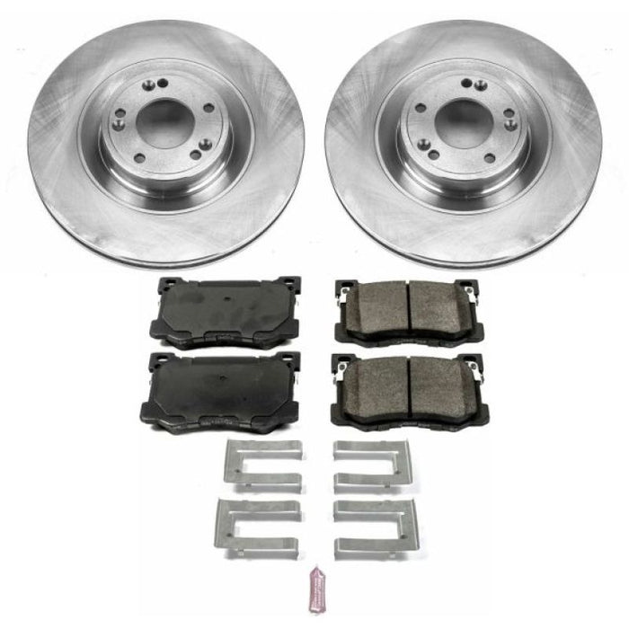 Power Stop 15-16 Hyundai Genesis Front Autospecialty Brake Kit