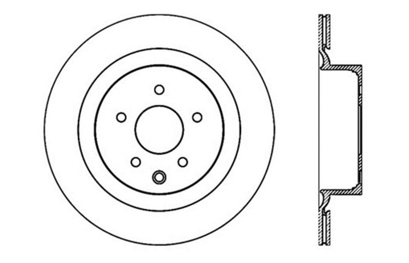 StopTech Drilled Sport Brake Rotor