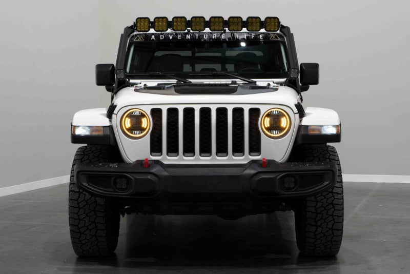 Diode Dynamics Jeep JL SS5 Pro CrossLink Windshield - White Combo Lightbar Kit