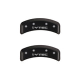 MGP 4 Caliper Covers Engraved Front & Rear i-Vtec Red finish silver ch