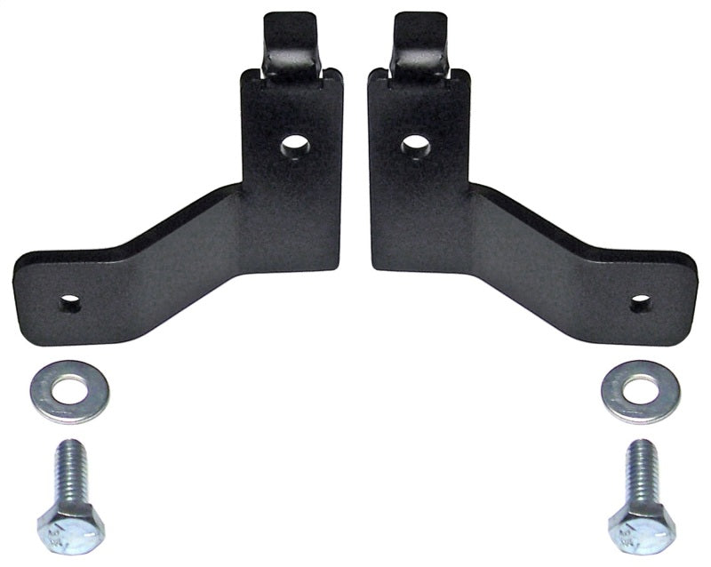 RockJock JK Brake Line Relocation Bracket Kit Front