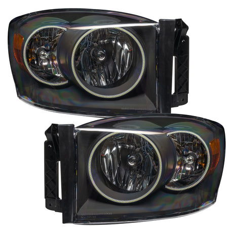 Oracle 07-08 Dodge Ram SMD HL - Black - ColorSHIFT w/ BC1 Controller