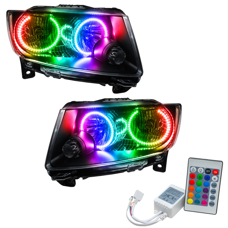 Oracle 11-13 Jeep Grand Cherokee SMD HL (Non-HID) - Chrome - w/ Simple Controller