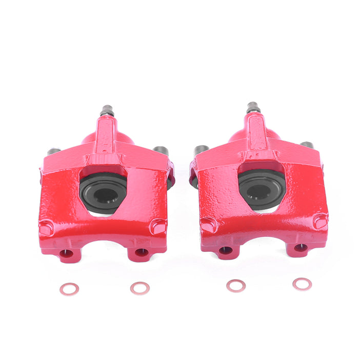 Power Stop 00-07 Chrysler Town & Country Rear Red Calipers w/o Brackets - Pair