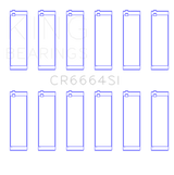 King Engine Bearings Buick V6 Connecting Rod Bearing Set - Set of 6 Pairs