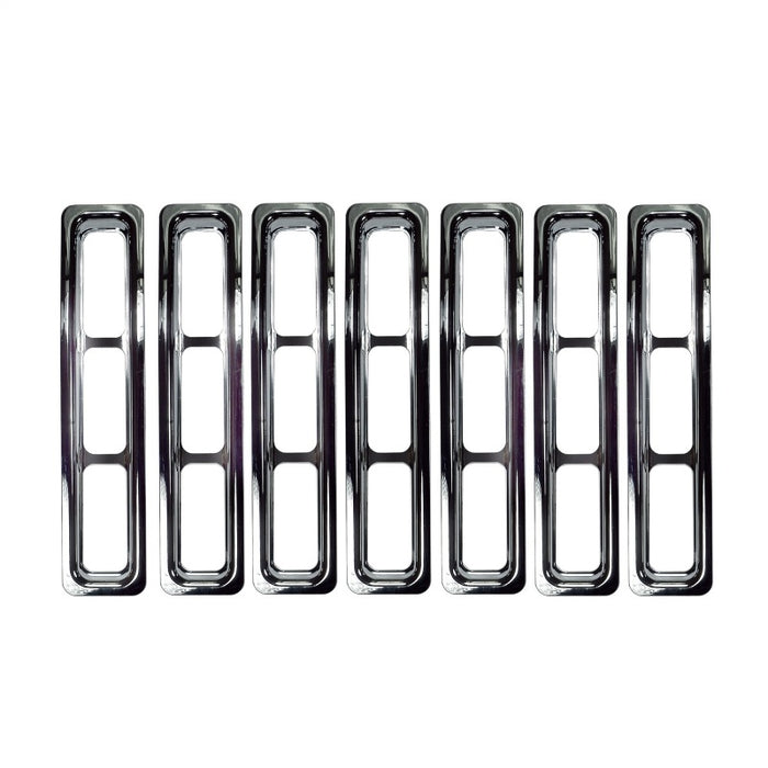 Rugged Ridge Grille Inserts Chrome 97-06 Jeep Wrangler