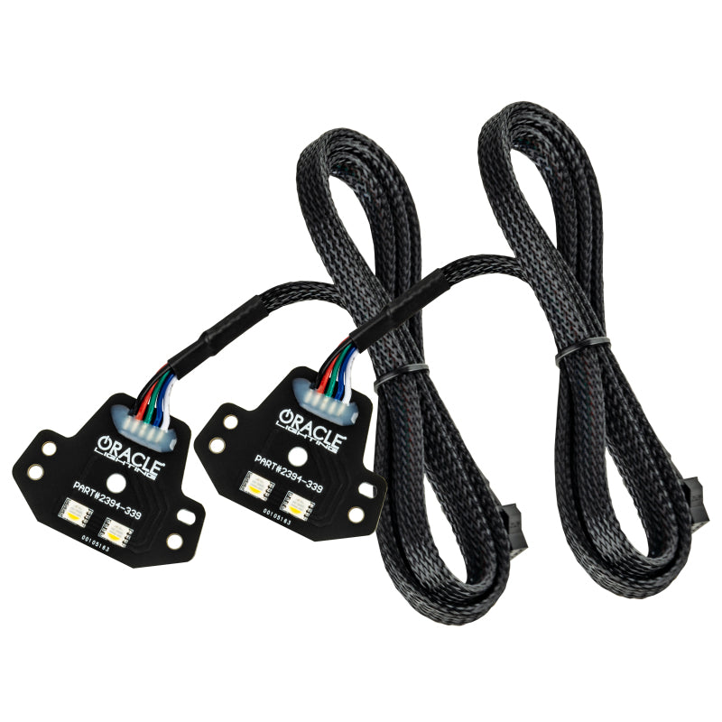 Oracle 15-21 Dodge Charger RGB+W DRL Headlight DRL Kit - ColorSHIFT w/ Simple Cntrl