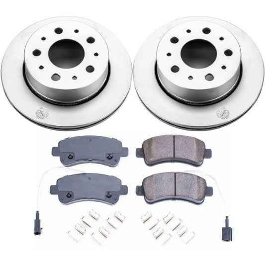 Power Stop 14-15 Ram ProMaster 1500 Rear Z17 Evolution Geomet Coated Brake Kit