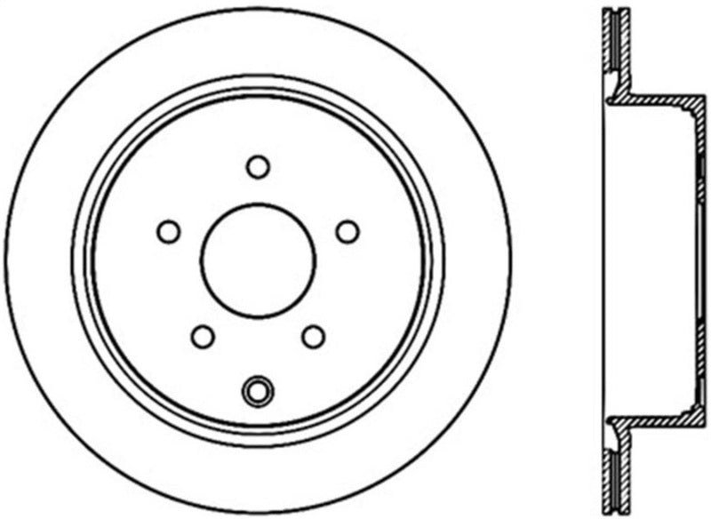 StopTech Power Slot 03-09 Infiniti FX35/FX45/Nissan Murano SportStop Cryo Slotted Left Right Rotor