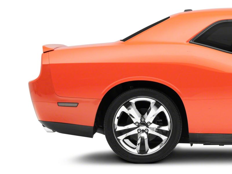 Raxiom 08-14 Dodge Challenger 11-14 Dodge Charger Axial Series LED Rear Side Marker Lights- Smoked