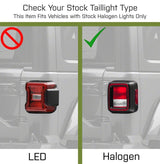 Raxiom 18-23 Jeep Wrangler JL LED Tail Lights- Blk Housing (Smoked Lens)
