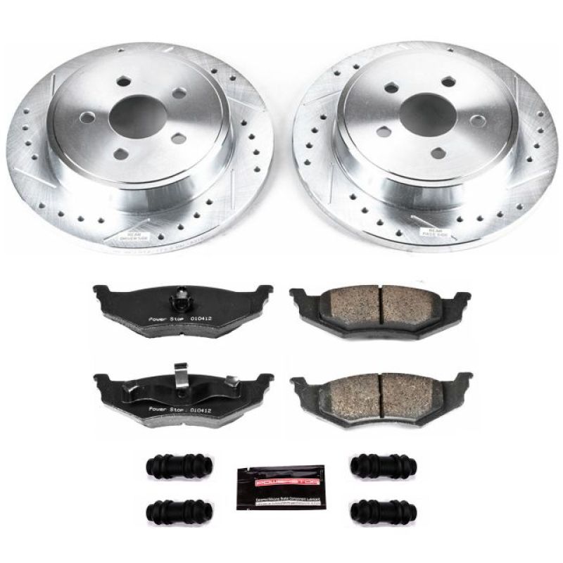 Power Stop 03-10 Chrysler PT Cruiser Rear Z23 Evolution Sport Brake Kit