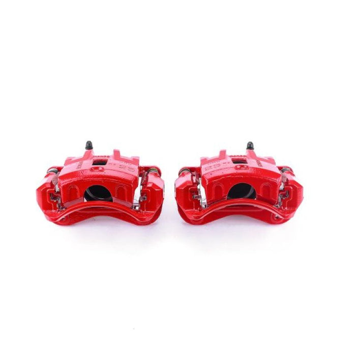 Power Stop 99-04 Hyundai Sonata Front Red Calipers w/Brackets - Pair