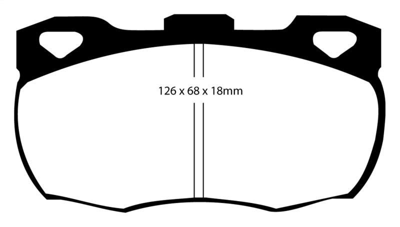 EBC 92-97 Land Rover Defender Greenstuff Front Brake Pads