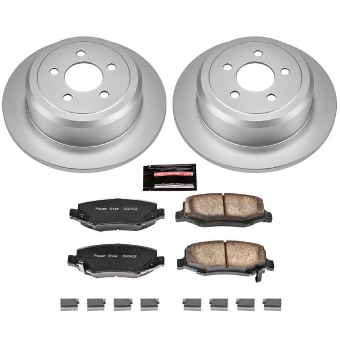 Power Stop 07-11 Dodge Nitro Rear Z17 Evolution Geomet Coated Brake Kit