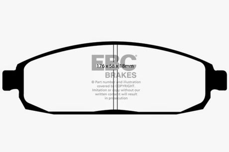 EBC 05-10 Jeep Commander 3.7 Ultimax2 Front Brake Pads