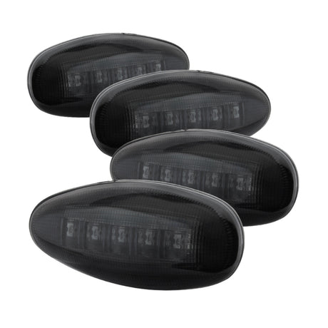 xTune Chevy Silverado 99-13 Dually 2 Red LED Amber LED Side Fender Lights Smoke ACC-LED-GMD99-SL-SM