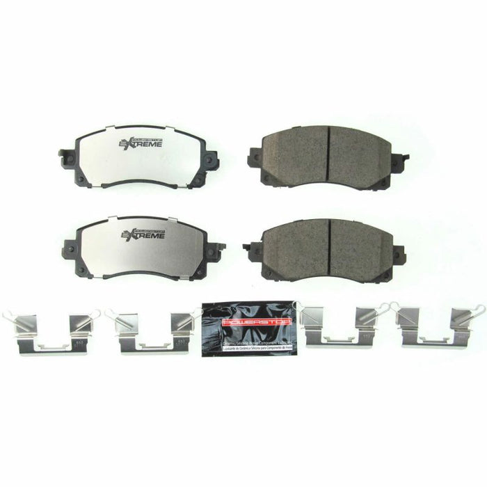 Power Stop 18-19 Subaru Crosstrek Front Z26 Extreme Street Brake Pads w/Hardware