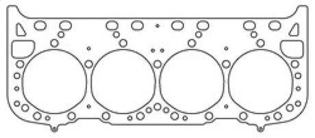 Cometic 92-96 GM LT1 Small Block 4.040 inch Bore .075 inch MLS-5 Head Gasket (w/Valve Pockets)