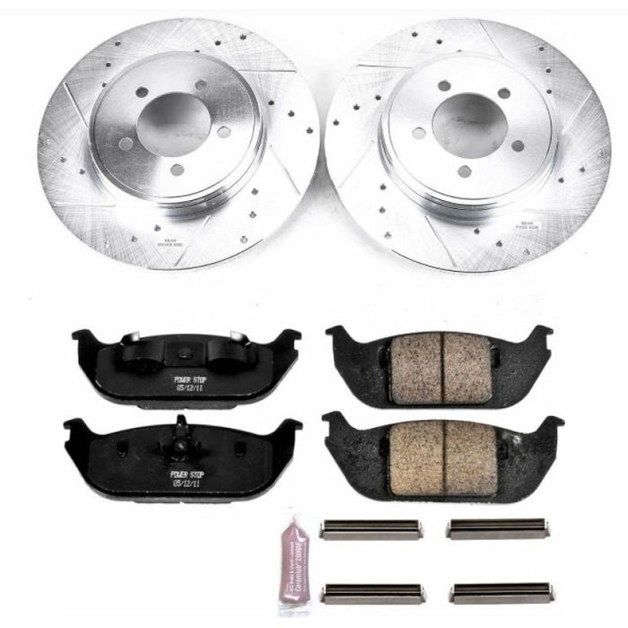 Power Stop 03-05 Lincoln Aviator Rear Z23 Evolution Sport Brake Kit