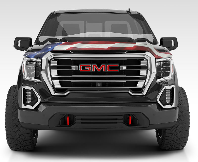 Stampede 2015-2018 GMC Sierra 2500 HD Vigilante Premium Hood Protector - Flag