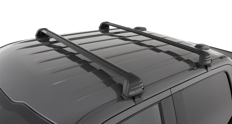 Rhino-Rack 04-08 Ford F150 Supercrew Vortex ROC25 Flush 2 Bar Roof Rack - Black