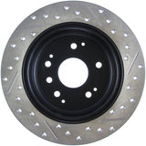 StopTech 04-08 Acura TL / 03-09 Honda Element Slotted & Drilled Right Rear Rotor