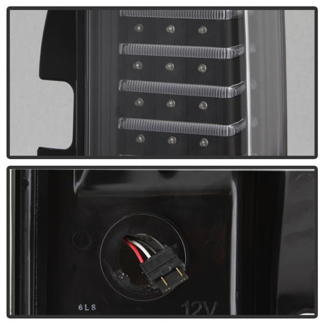 xTune Hummer H3 06-09 ( Non H3T ) LED Tail Lights Black ALT-ON-HH306-LED-BK
