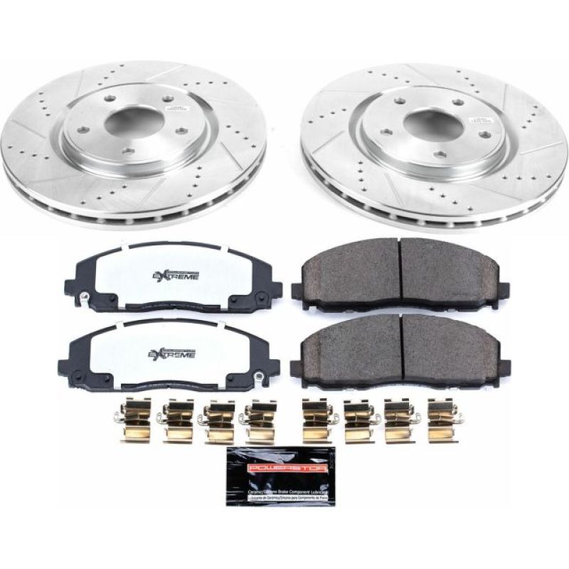 Power Stop 17-19 Chrysler Pacifica Front Z36 Truck & Tow Brake Kit