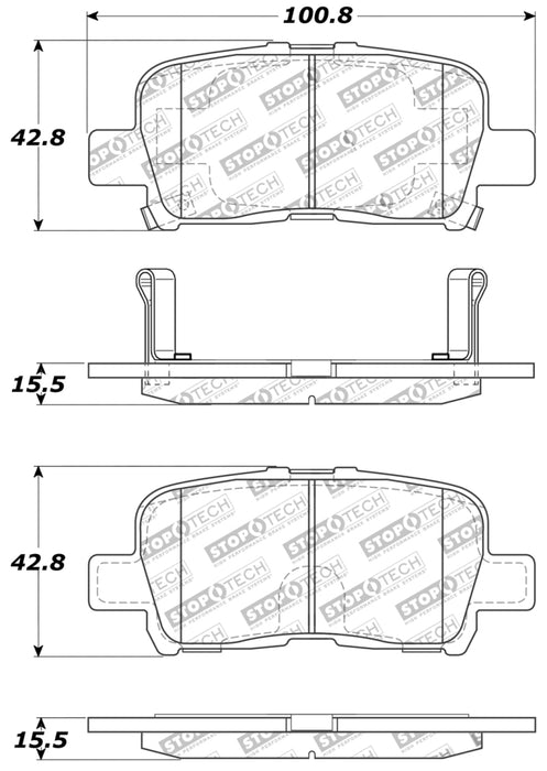 StopTech Performance Brake Pads