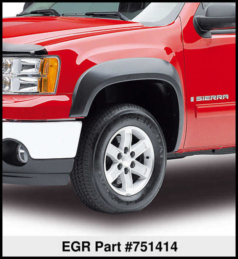 EGR 07-13 GMC Sierra LD 5.8ft Bed Rugged Look Fender Flares - Set (751414)