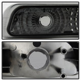 xTune Chevy Silverado 99-02 Amber Reflector Bumper Lights Smoke CBL-JH-CS99-AM-SM