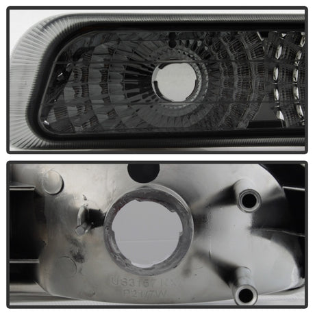 xTune Chevy Silverado 99-02 Amber Reflector Bumper Lights Smoke CBL-JH-CS99-AM-SM