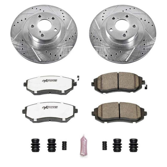 Power Stop 05-06 Saab 9-2X Front Z26 Street Warrior Brake Kit