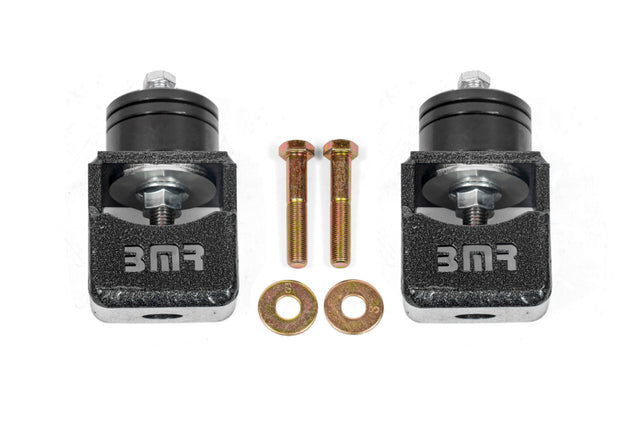 BMR Chevy SS and Pontiac G8 Motor Mount Kit (Solid Bushings) Black Hammertone BMR Suspension