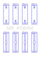 King Engine Bearings Mitsubishi 181CI 3.0L 6G72 V6 (Size 0.25) Main Bearing Set