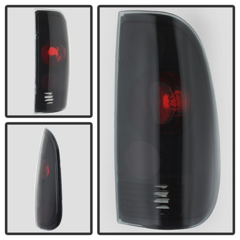 Spyder Ford F150 Styleside 97-03/F250/350/450/550 Euro Style Tail Lights Blk Smke ALT-YD-FF15097-BSM