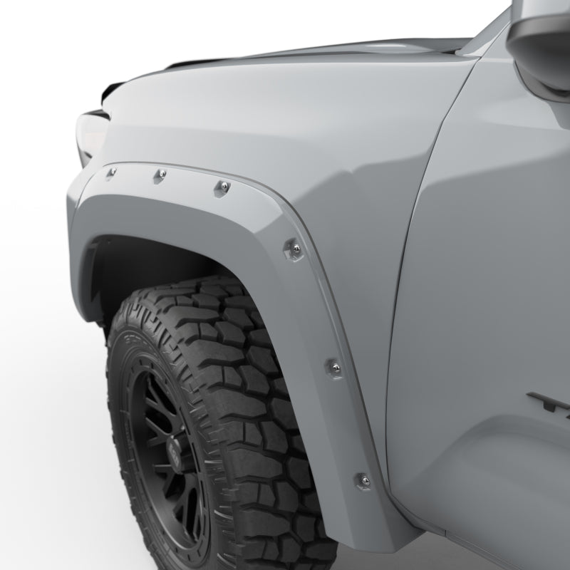 EGR 16+ Toyota Tacoma w/Mudflap Bolt-On Look Color Match Fender Flares - Set - MagneticGray