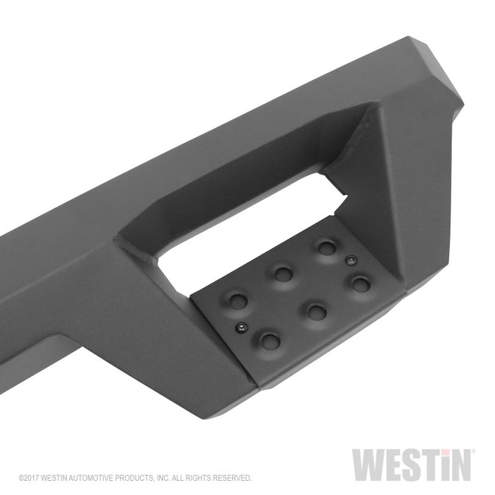 Westin 07-18 Chevrolet Silverado 1500 CC 5.5ft Bed HDX Drop W2W Nerf Step Bars - Tex. Blk