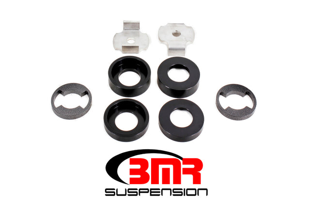 BMR 15-17 S550 Mustang Cradle Bushing Lockout Kit Level 1 - Black BMR Suspension