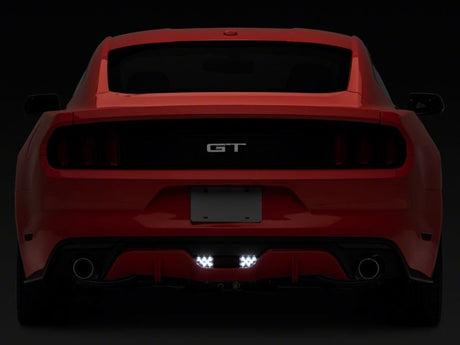 Raxiom 15-17 Ford Mustang Axial LED Reverse Light w/ Running Light Triple Flash Brake Light- Smoked
