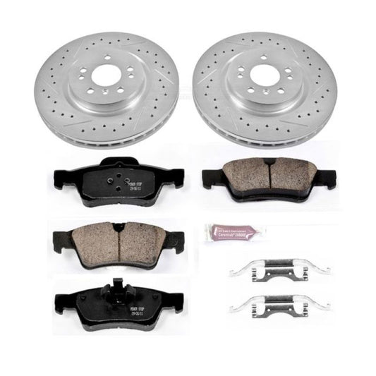 Power Stop 10-11 Mercedes-Benz ML450 Rear Z23 Evolution Sport Brake Kit