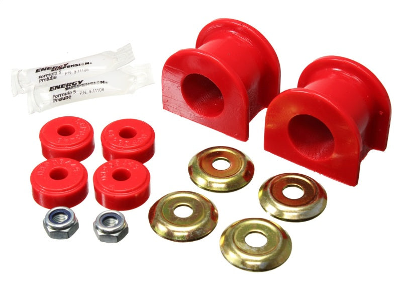 Energy Suspension 05-15 Toyota Tacoma 2WD 30mm Front Sway Bar Bushing Set - Red