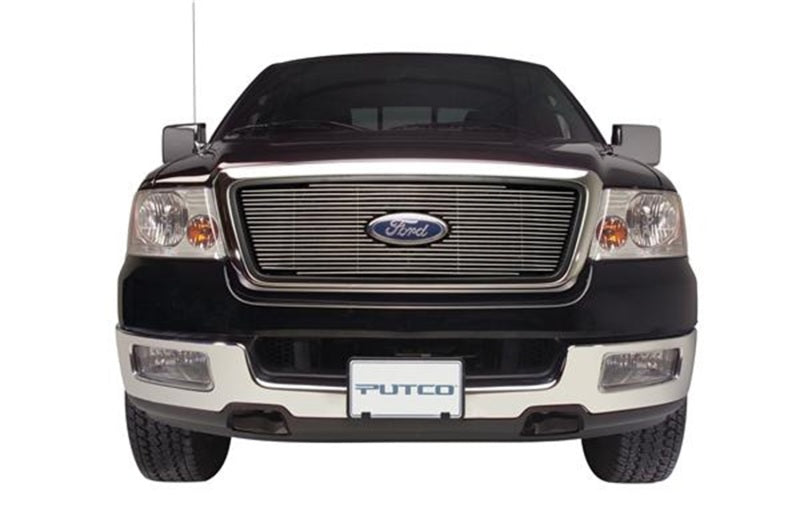 Putco 04-08 Ford F-150 Shadow Billet (Bar Grille) w/ Logo CutOut (6-pcs / Does not Cover Bumper)