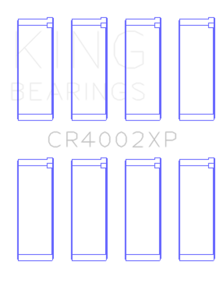 King Engine Bearings Mazda B6/B6-T/ZM/B3/B5 Connecting Rod Bearings (Set of 4) - Size +.026mm