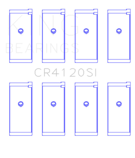 King Engine Bearings Mitsubishi 4G63/64 DOHC (Size +0.5) Rod Bearing Set
